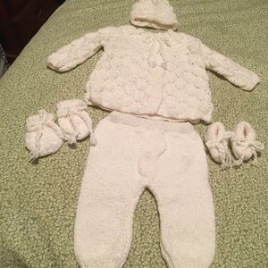 Cream Baby Set